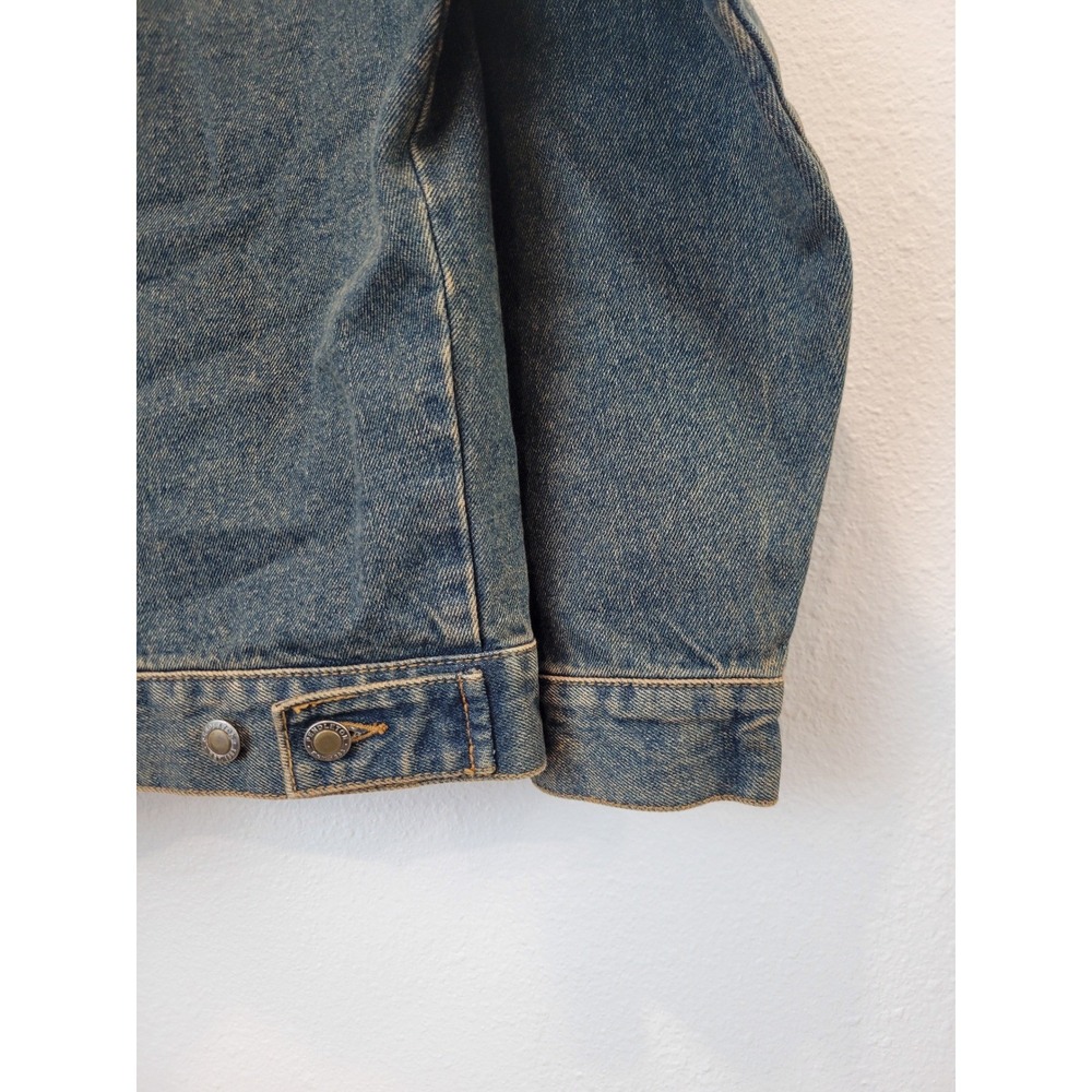 Pendleton High Grade Western Wear Denim Jacket Chief Joseph Wool Yoke Men's S - Picture 8 of 16